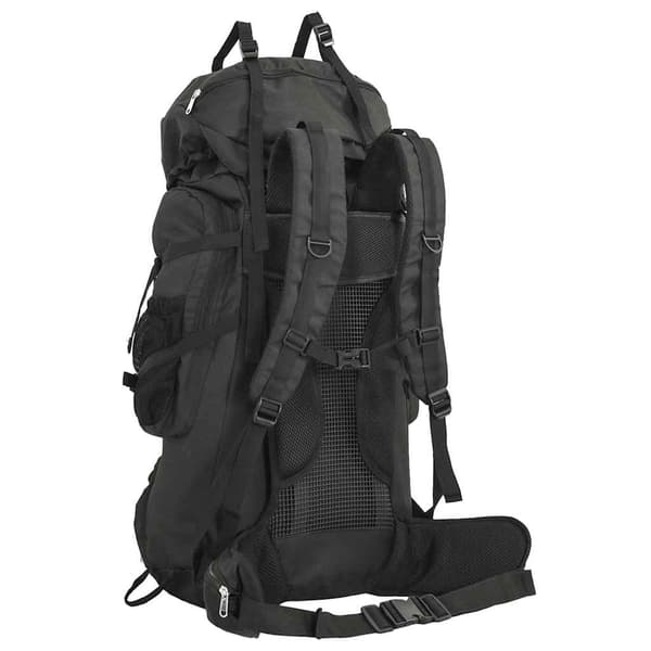 vidaXL vandrerygsæk, sort, 80 l, oxfordstof