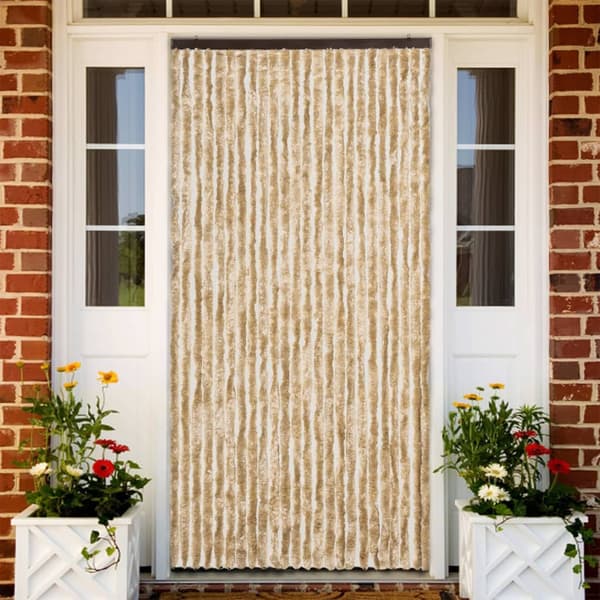 vidaXL Flugnät Beige 100x230 cm Chenille
