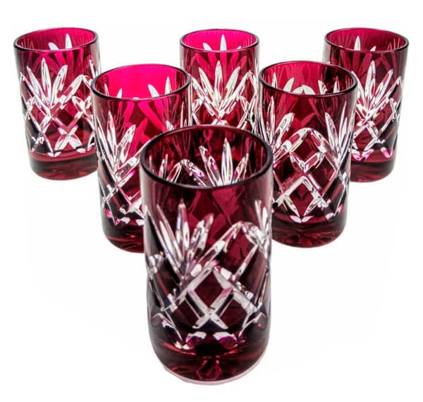 Ruby Crystal Vodka Glas 40 ml Ananas