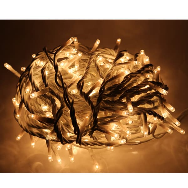 Julekædelys 240 LED RYŻ-type med programmer varmvid