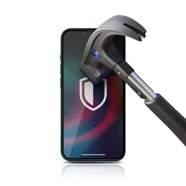 3MK HardGlass Max Lite hærdet glas til iPhone 14 Pro, sort ramme