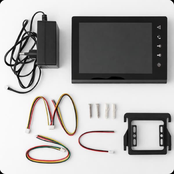 Ekstra indendørsstation til videointercom JD-S1Vi05A-7 Sort