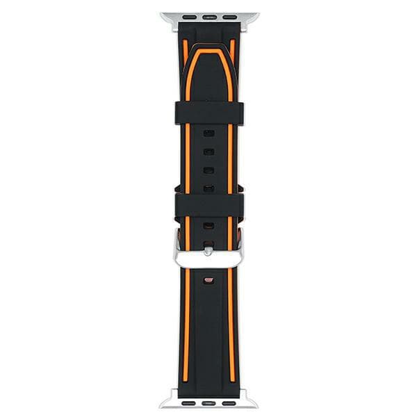 Beline Apple Watch Solid Silikone Rem 42/44/45/49mm Orange-Sort