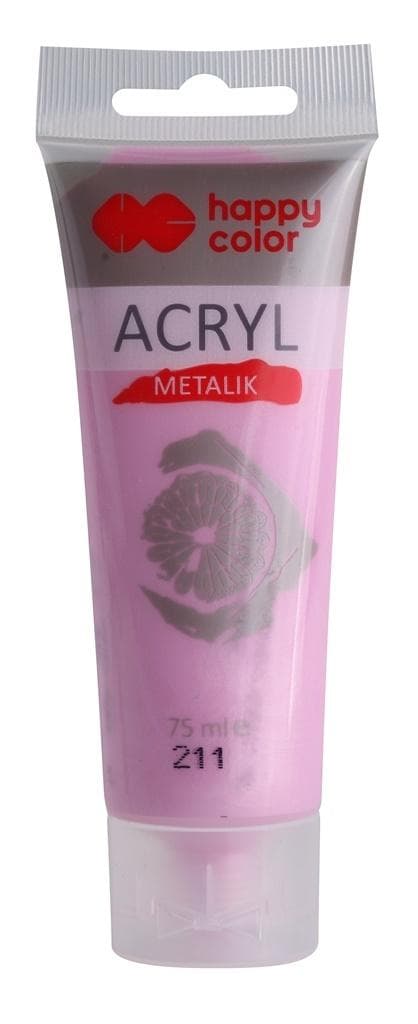 AKRYLFÄRG 75 ML ROSA METALLISK (211)9761