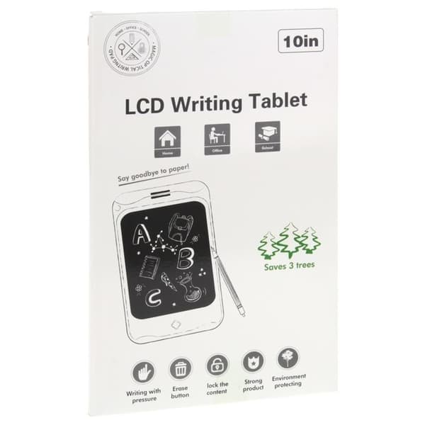 Piirustustabletti lapsille 10 tuuman LCD-kynällä - sininen