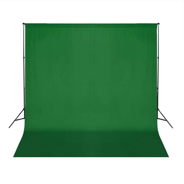 vidaXL Studio Kit med softbox, baggrund og reflektorer