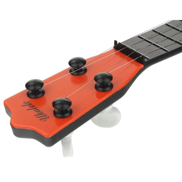 Klassisk akustisk gitarr ukulele musikinstrument för barn plektrum - röd