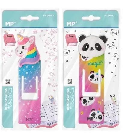 Panda och enhörningsbokmärke MIX