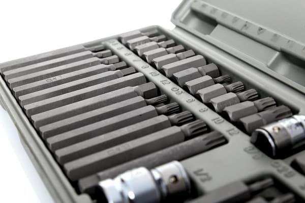 Sæt med specialbits KD10219 HEX, torx, spline 40 stk.