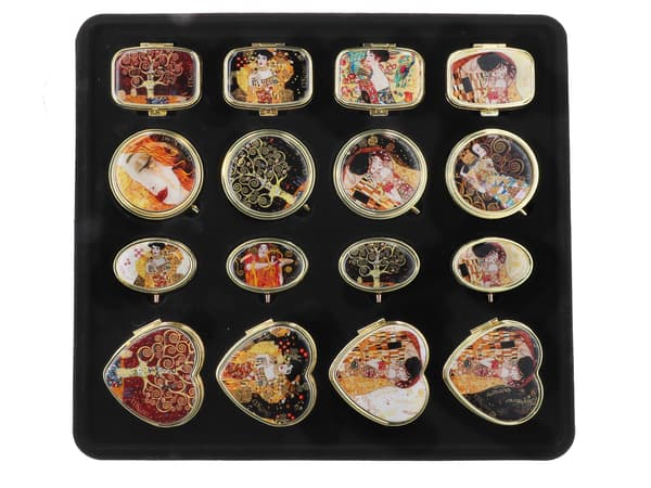 Display, set 16 mixboxar - G. Klimt (CARMANI)