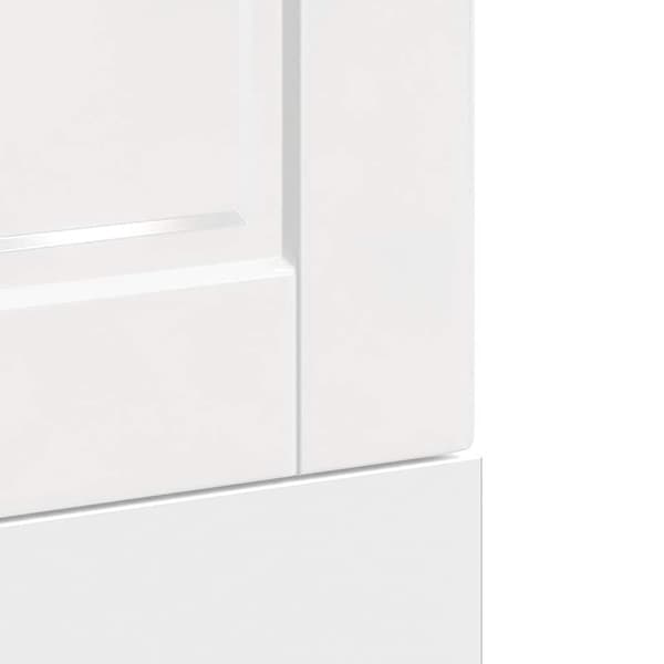 vidaXL Diskmaskinspanel Porto vit 45x1,5x67 cm