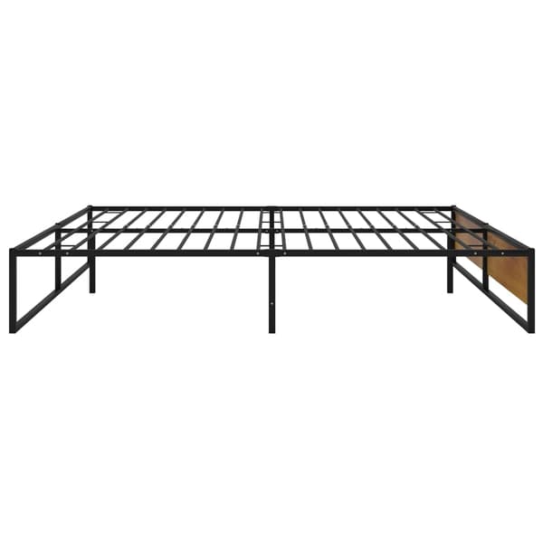 vidaXL sengestel sort metal 200 x 200 cm