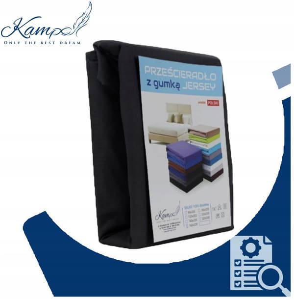 DRAGANKAD DRAGLAKAN JERSEY VIP SIDE 30CM BOMULL SVART 160x200