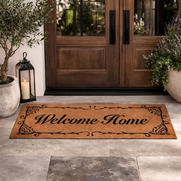Stor entrématta Welcome Home 120x40 cm