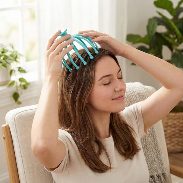 BC Hårbottenmassageapparat, Avslappnande hårbottenlotion, Hårväxtknäcka