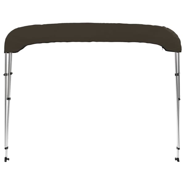 vidaXL 3-buet biminitop til både sort 183x140x137 cm