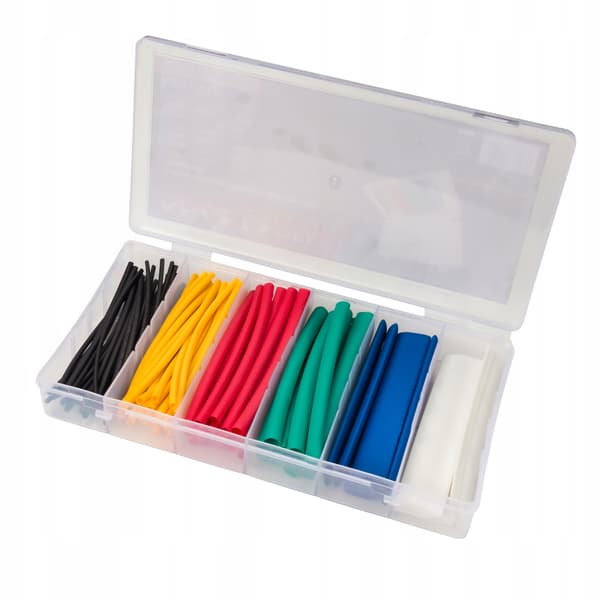 Set värmskrinkrör 100 st färgade KD10918