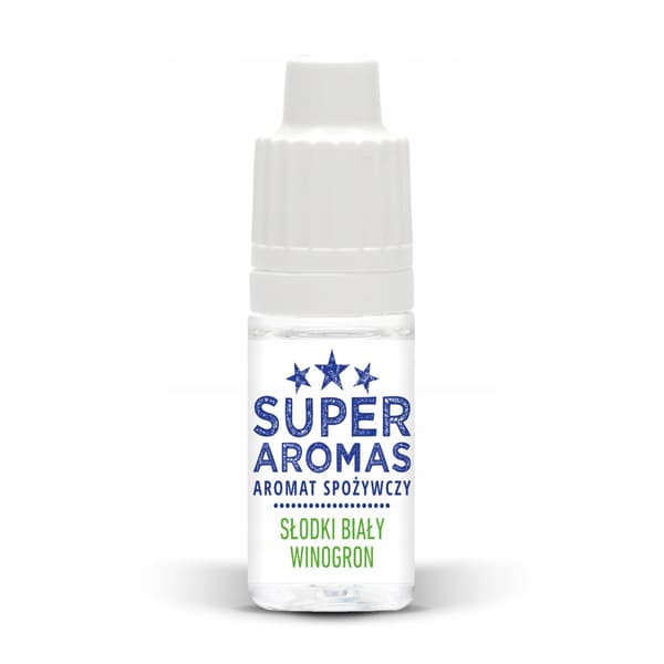 Superaromer Matsmak Söt Vit Druva 10 ml