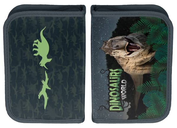 Dinosaur skolepenal uden tilbehør