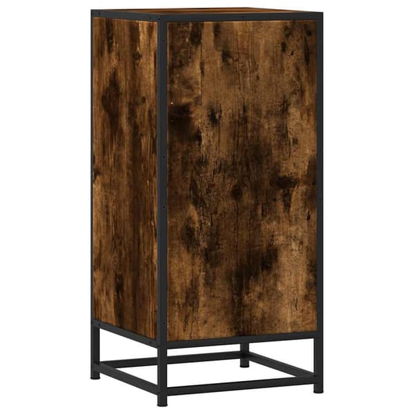 vidaXL skab røget eg 35,5x35x76 cm træbaseret materiale