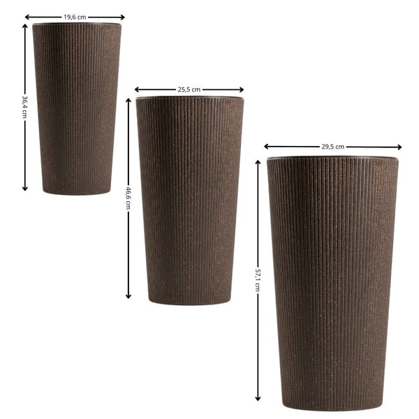 URBANIKA kaffe espresso urtepottesæt, 3 dele