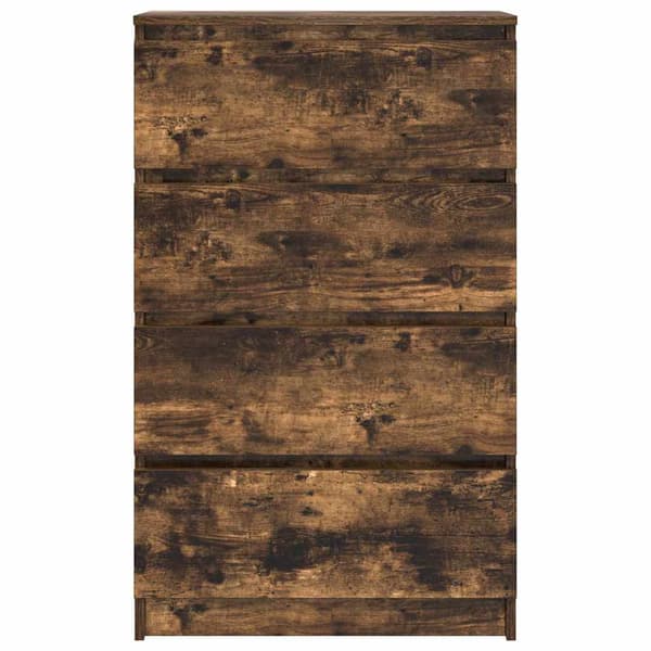 vidaXL kommode, røget eg, 60x35x98,5 cm