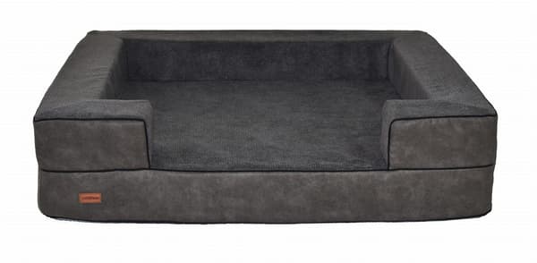 Rex ortopedisk soffa grafitgrå M - 70 x 60 x 16 cm