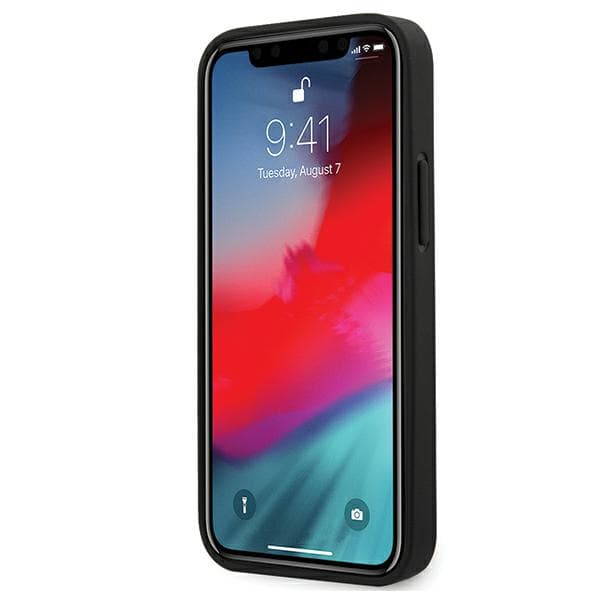 Mercedes Wave Line cover til iPhone 12 mini, sort