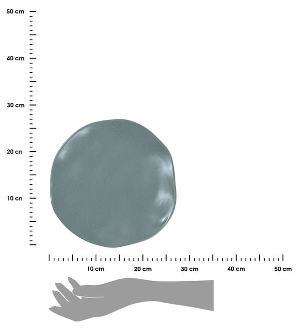 Mare Teal Mattallrik 27 cm