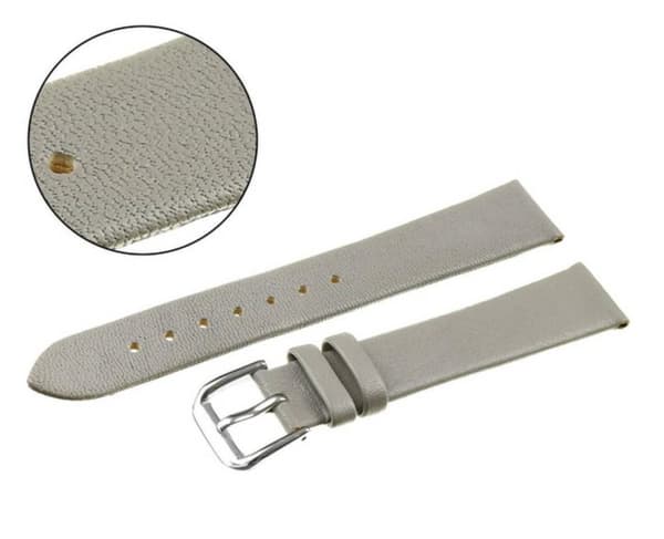 PACIFIC STRAP 14 MM W86 GLAT lysegrå rem, limet