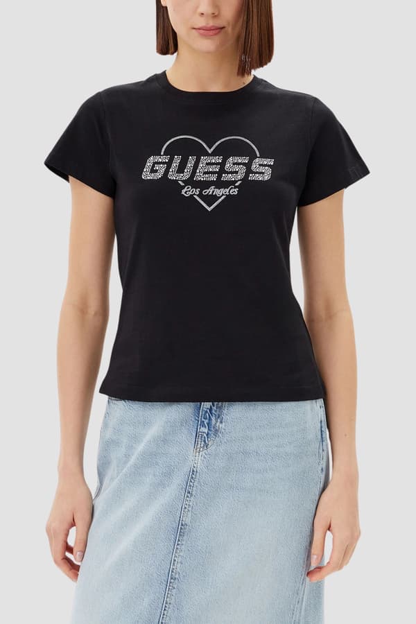 Guess sort Narciso M dame T-shirt
