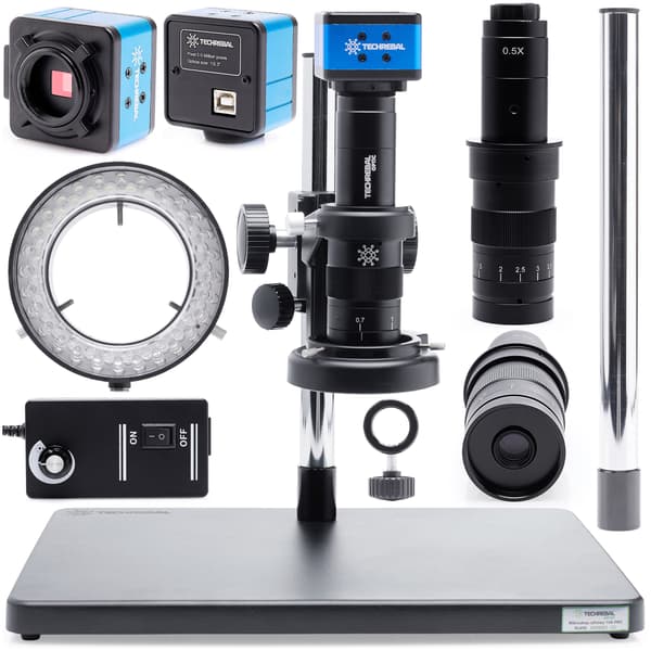 Techrebal 10A digitalt mikroskop - + 5MP kamera