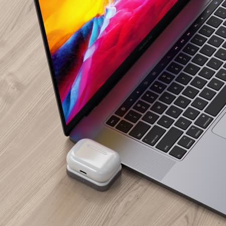 Satechi opladningsdock til AirPods - USB-C dockingstation til Apple Airpods