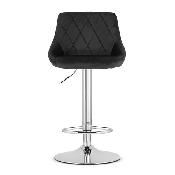 KAST pall - svart sammet / krombas x 2