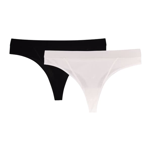 League 2-pack Bloovii stringtrosor | svart, vit S