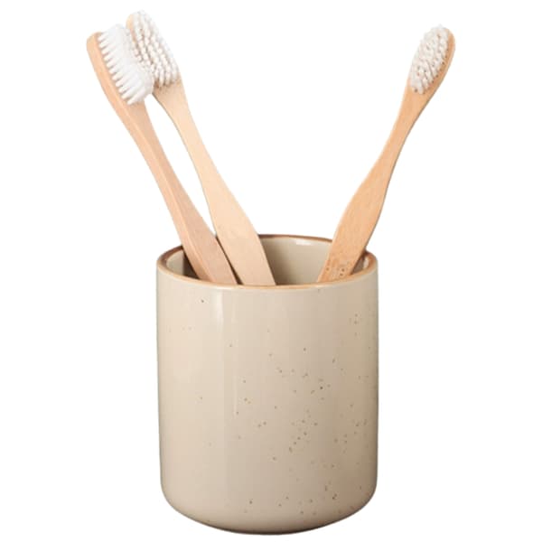 Elva beige badeværelseskrus