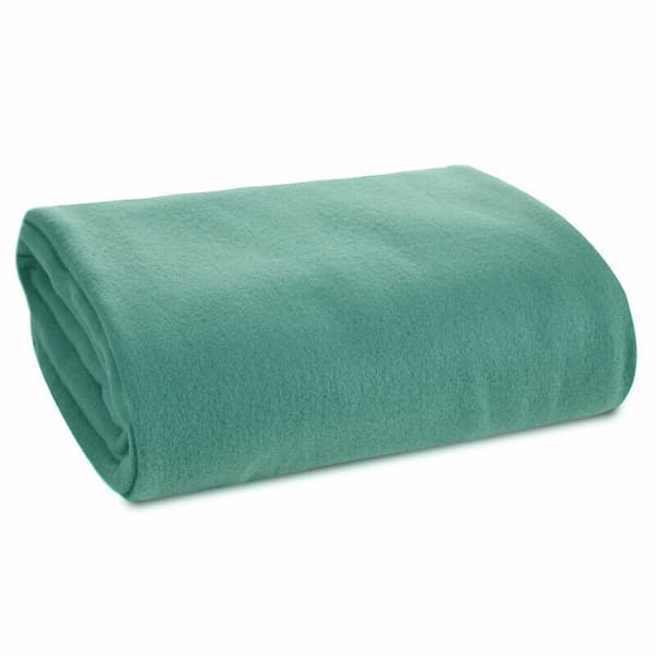 Fleecetæppe 150x200 cm mintgrøn fleece