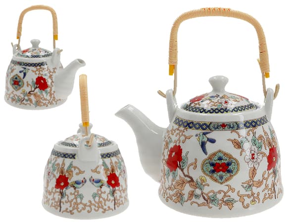 Keramisk elkedel med infuser