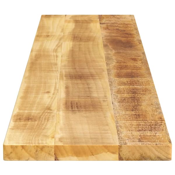 vidaXL Bordsskiva 140x40x3,8 cm rektangulär grov mangoträ