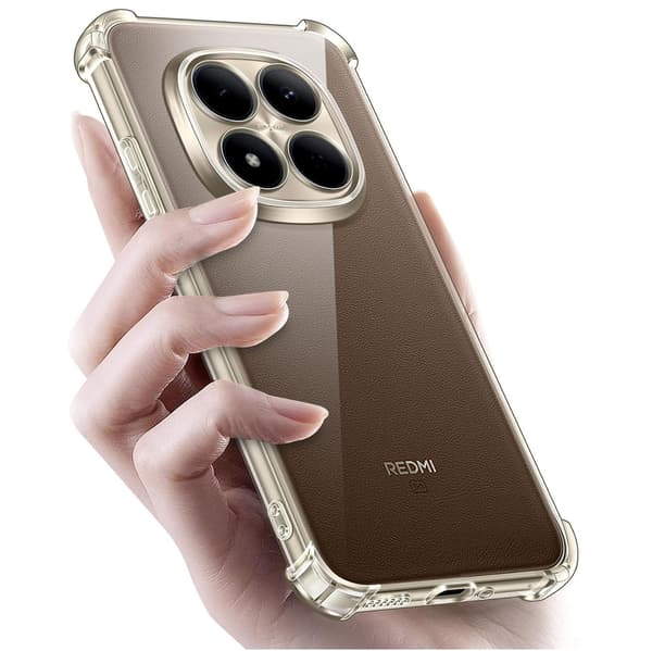 Fodral för Xiaomi Redmi Note 15 Pro Plus 5G / Poco M8 Pro 5G, Stoppsäker, Transparent