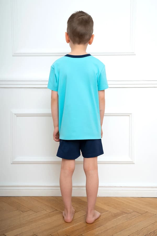 Remek drengepyjamas, korte ærmer, korte bukser, 2 år
