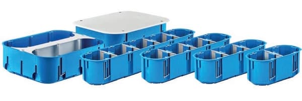 Multibox infälld elbox för Regips, djup 4x60mm, 1 st Simet