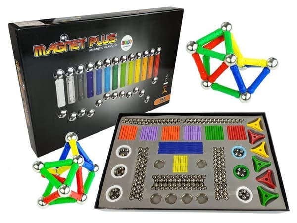 Magnastix Magnetiska Block Set 560 + Bräda