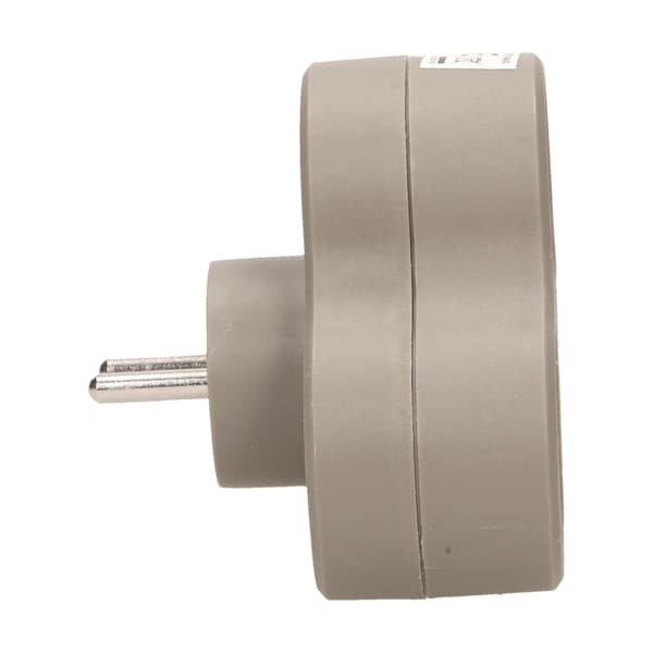 Triple elektrisk splitter 3x230V med jordforbindelse grå