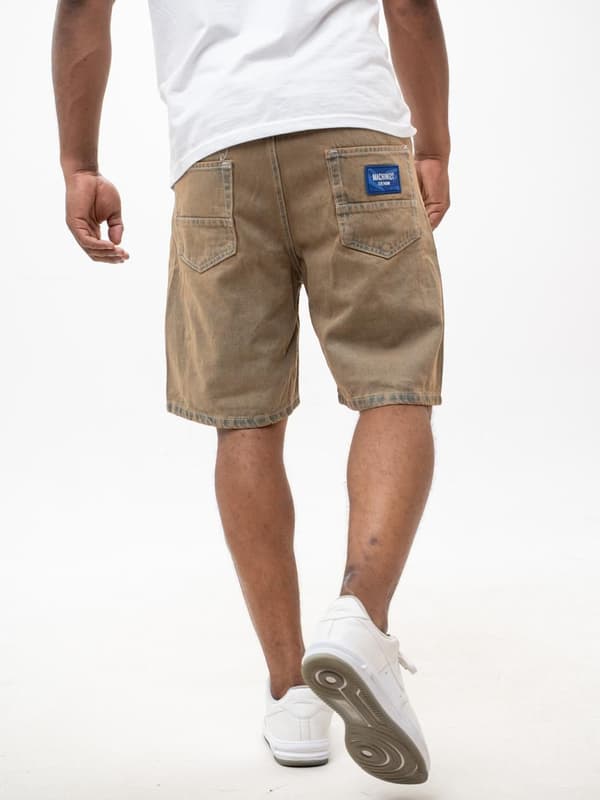 MyStars Blå Basic Herr Bruna Jeansshorts 30