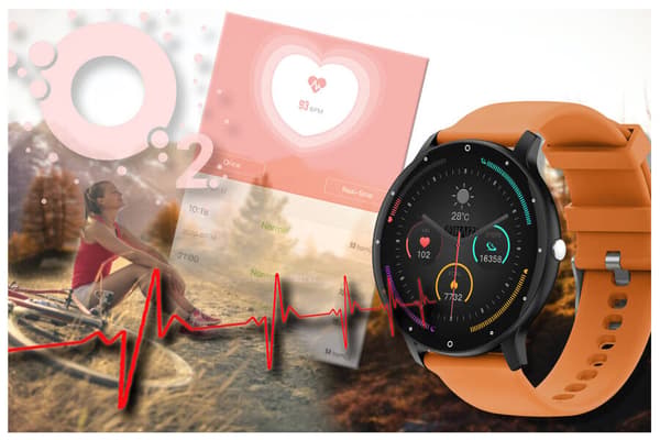 Älykello unisex GRAVITY GT1-2 PRO - Bluetooth-puhelut, lisäkellonhihna (sg027b)