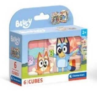 6-osaiset tilapalikat. Bluey