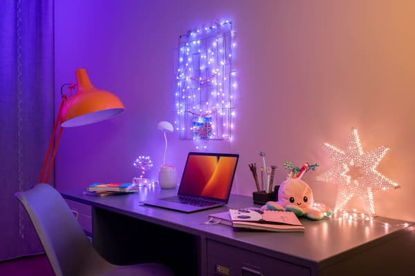 Twinkly Strings USB-C Godisar - 100 RGB LEDs, Pärlor, 6m, Grön Fläta
