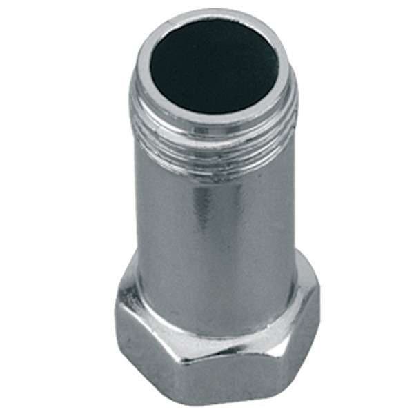 Väggmonterad kranförlängning, 3/4", krom