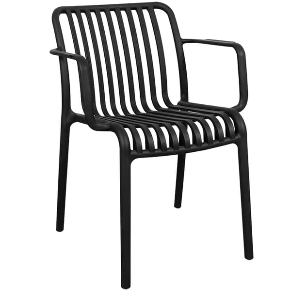 Patricio stol, plast, svart